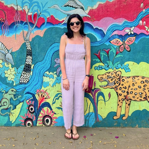 Urban Outfitters Purple Jumpsuit - Picture 1 of 4